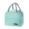 New Portable Lunch Box Bag Solid Color Thickened Thermal Insulation Bag Insulated Bento Bag School Work Lunch Bag with Meal
