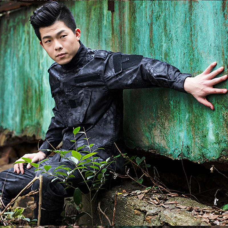 Airsoft Tactical BDU Uniform Kryptek Mandrake Camouflage Suit Airsoft Paintball Shirt Hunting Clothing