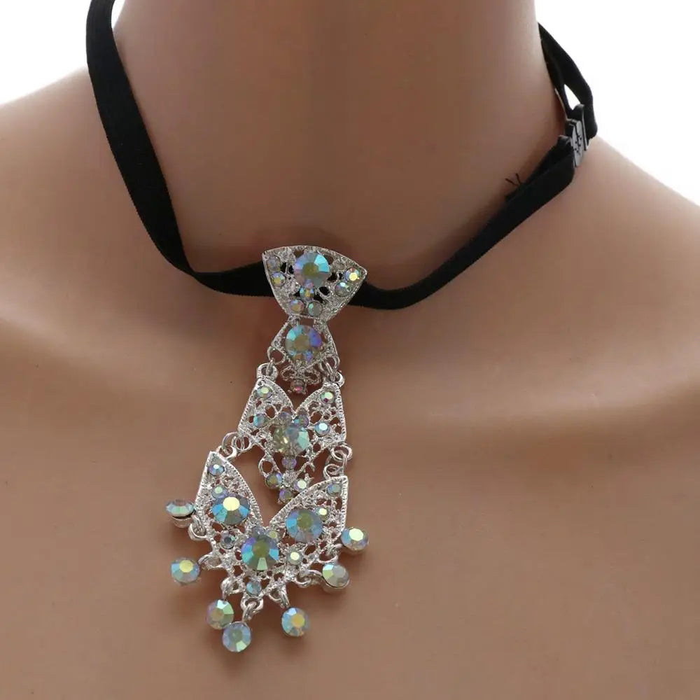 Decorative Unisex Suit Accessories Diamond Crystal Necktie Women Necktie Men Ties Metal Rhinestone Necktie Formal Business Ties