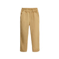 Boys' Khaki Pull-On Pants – Elastic Waist, Soft Fabric, Perfect for School & Play, Easy to Wear & Move In