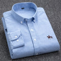 Long Sleeve Pink Shirt For Men Oversize Slim Fit Casual Dress Shirts Four Seasons Cotton Oxford New Fashion Korean Men Clothing