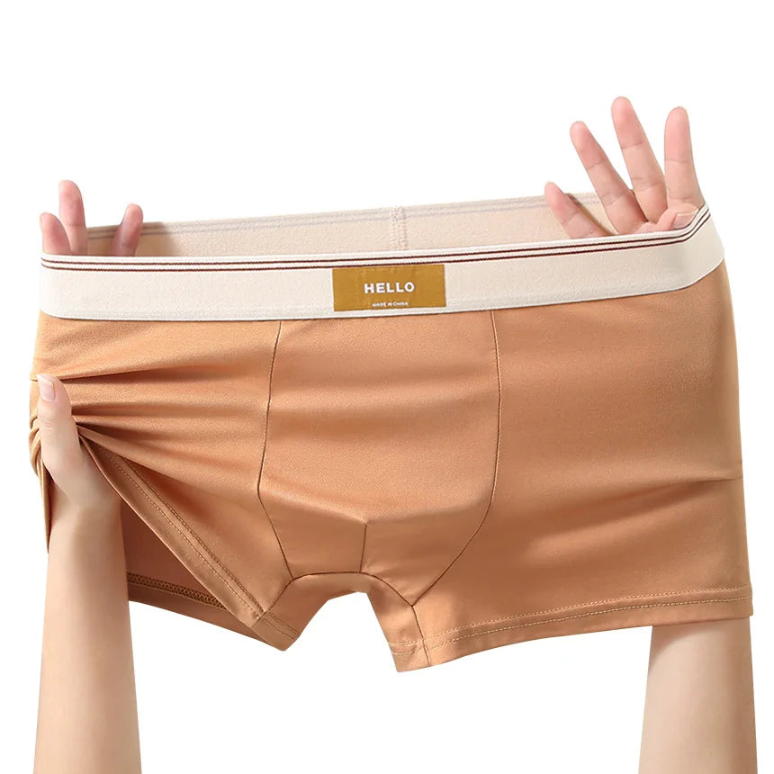 Underwear Man 2025 briefs mid-waist quadrangle pants loose XXXXL underpants men's boxer briefs confirtable clothing