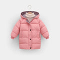 Girls Padded Denim Coat Boys Thicken Jacket Winter Children's Plus Velvet Outerwear Autumn Warm Loose Parkas Kids Fashion Clothe