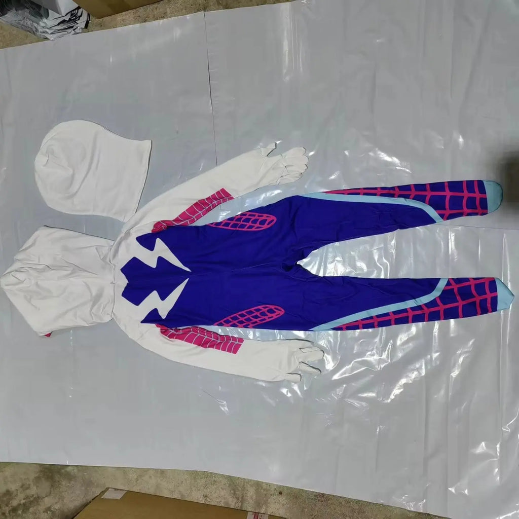 Halloween Costume For Kids Children Baby Girls Super Hero Supergirl Spidergirl Superhero Cosplay Suit Zentai Bodysuit Jumpsuit