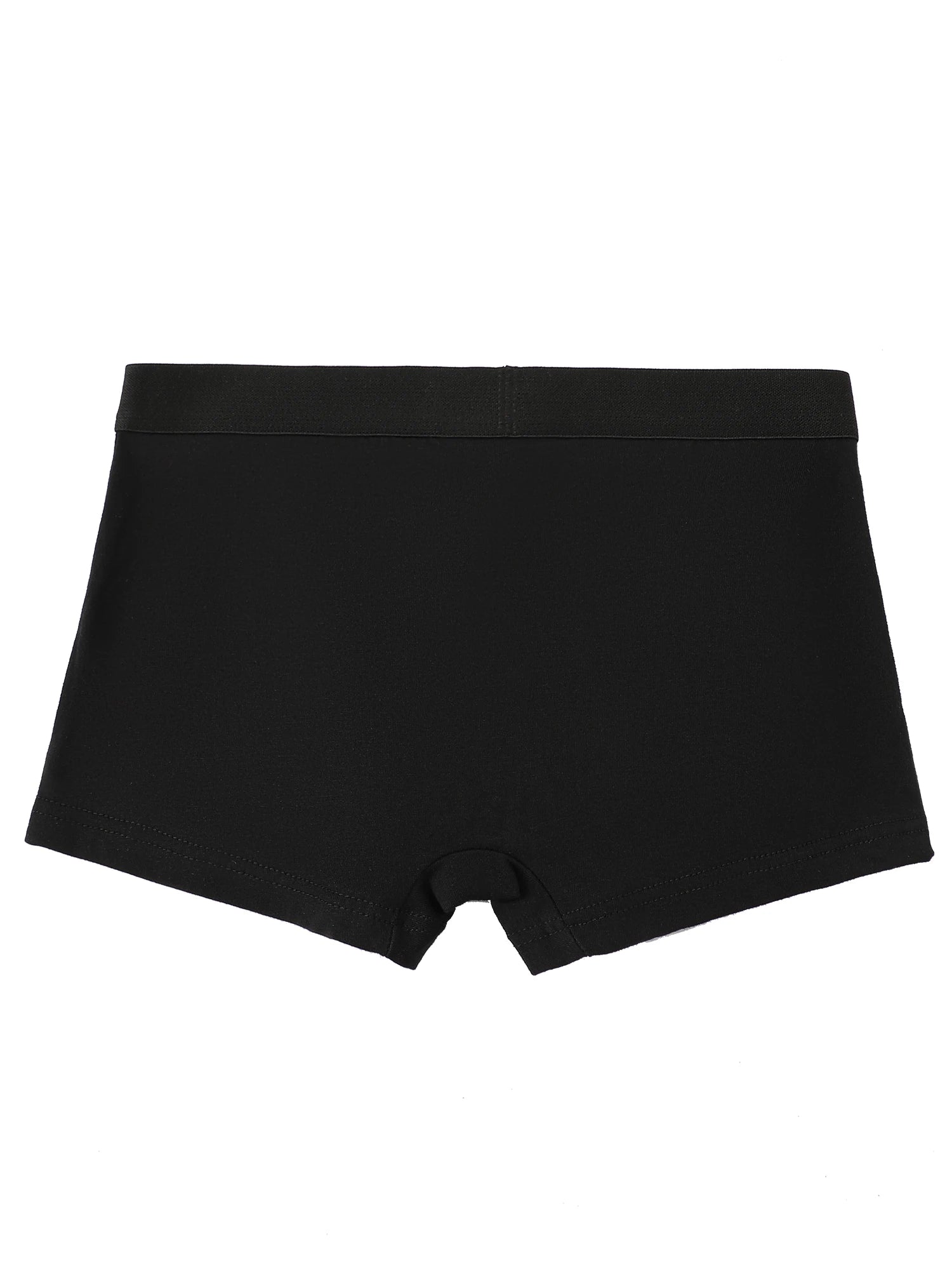 7 pieces mixed boys' underwear 8-14 years old solid color breathable soft stretch 95% cotton boy's boxer briefs