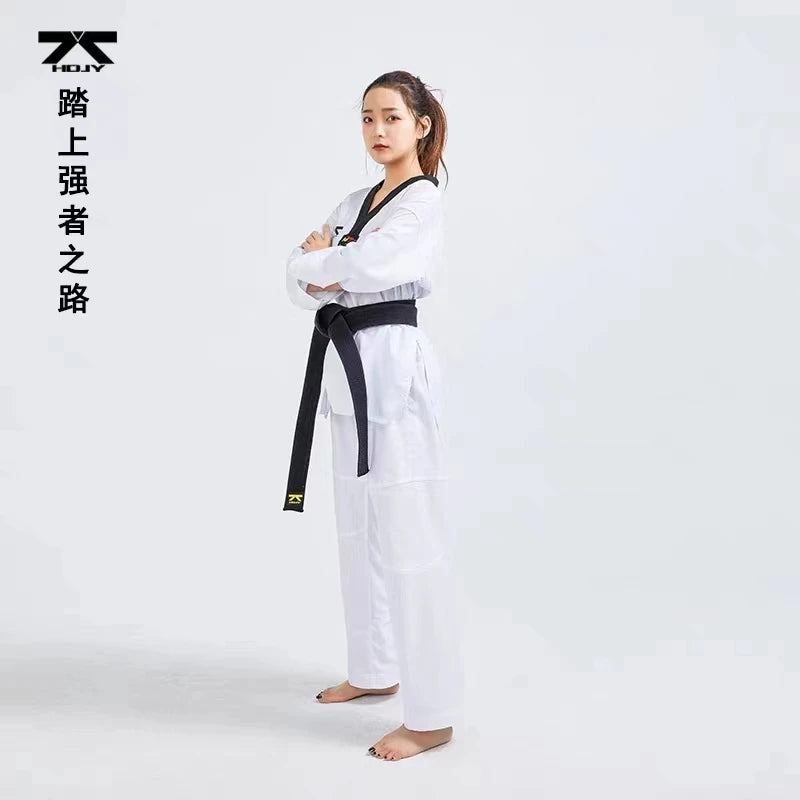 Firmway  Taekwondo Coach Training Clothes Are Thin and Breathable  WTF Karate Judo Kimono Doboks Tkd Uniform For Adult Kids