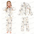 Soft Cotton Pajamas for Girls Cartoon Animal Print Pyjama Sets Children's Pijamas Sleepwear Suit Kid Long Sleeve Loungewear