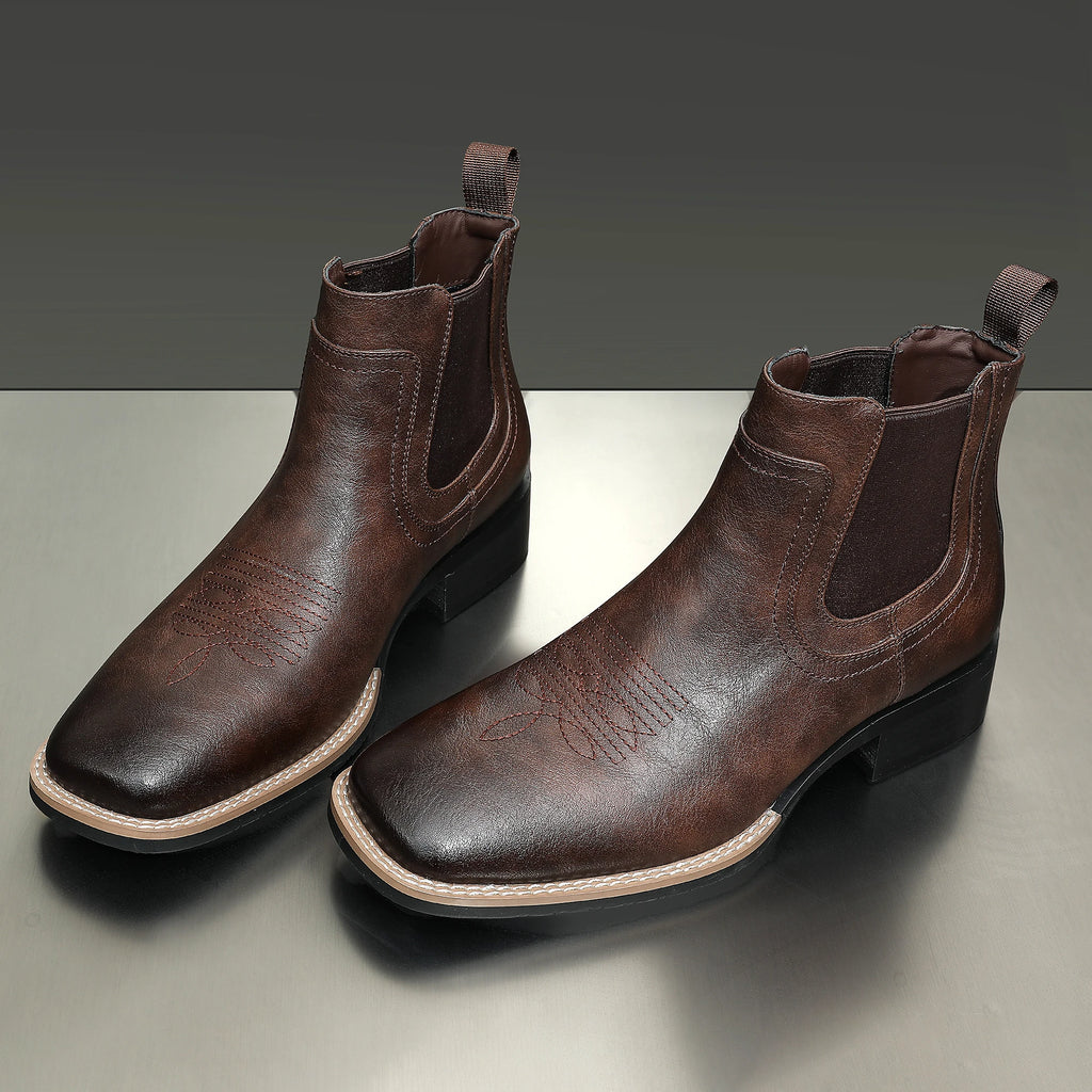 Men's Fashion Chelsea Boots in Three Colors, Comfortable and Versatile with Rubber Compound Outsole