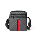 Square Crossbody Bag Men Luxury Design Men's Crossbody Bags Fashion Plaid Letter Printed Shoulder Bag Male Sling Messenger Bag