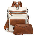 Winter Women's Backpack European Retro Two-shoulder Bag Luxury PU Composite Bag Commuter Single Shoulder Bag Leisure Travel Bags