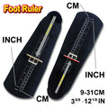 1Pcs Portable Foot Length Growing Measuring Device for Kids & Adults Shoe Sizer Feet Length Ruler Shoe Size Measure Tools Device