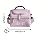 Large Insulated Lunch Bag Cooler Hand washable durable polyester lunch box with padded shoulder strap for work, school, picnics