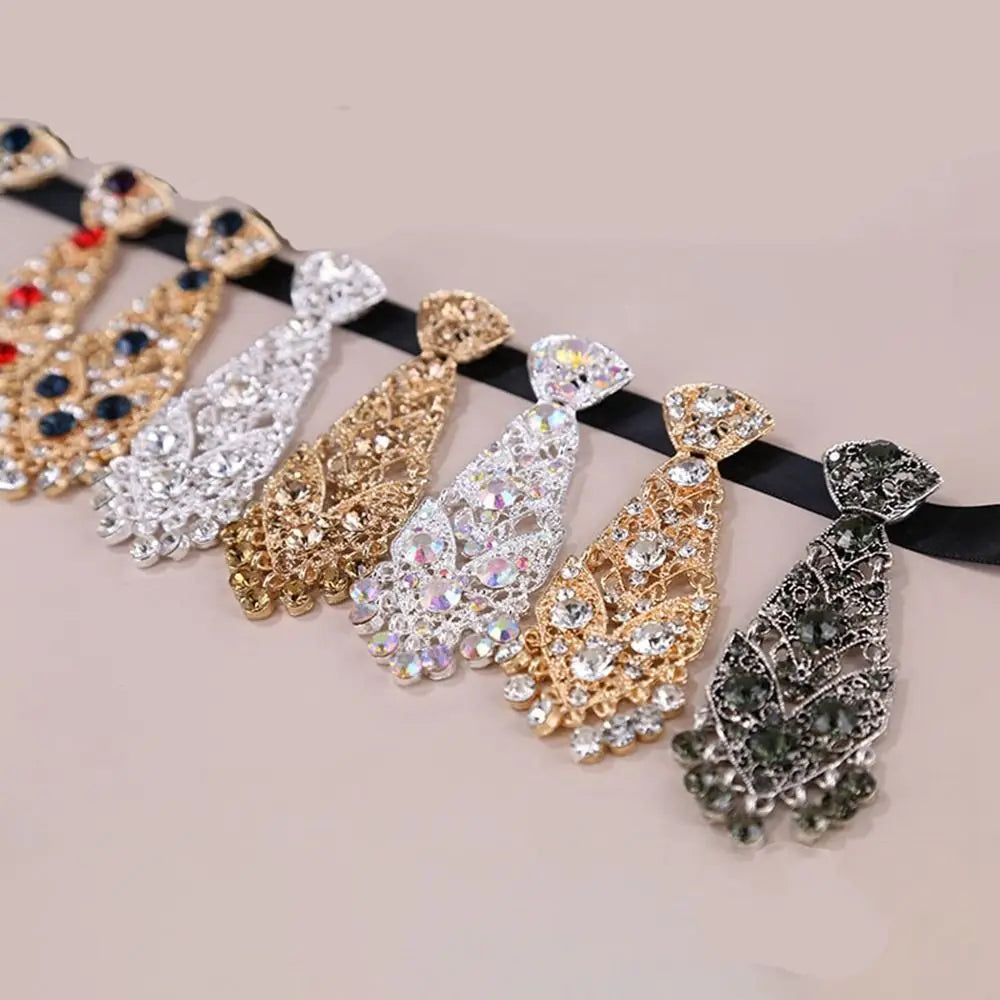 Decorative Unisex Suit Accessories Diamond Crystal Necktie Women Necktie Men Ties Metal Rhinestone Necktie Formal Business Ties