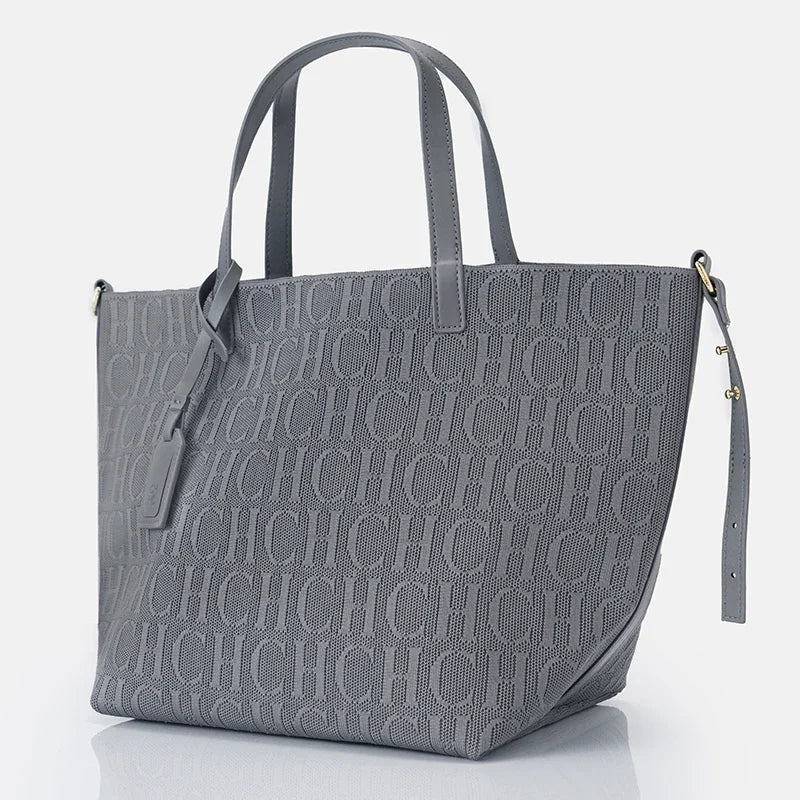 CH Brand Tote Bag Fly Woven Bag Vintage Fashion Designer Solid Color Large Capacity Multifunctional 2025 New Women's Tote