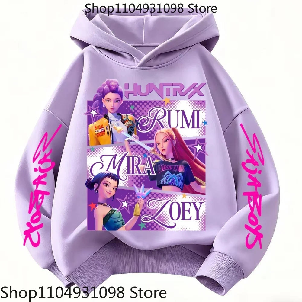 2026 Fall Magic Fantasy Hoodie for Girls Boys Cute Princess Style Pullover Sweatshirt Trendy Korean Style Daily Casual Wear