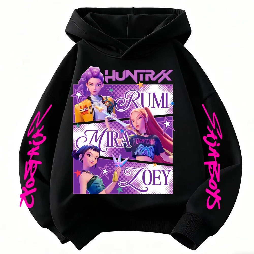 2026 Fall Magic Fantasy Hoodie for Girls Boys Cute Princess Style Pullover Sweatshirt Trendy Korean Style Daily Casual Wear