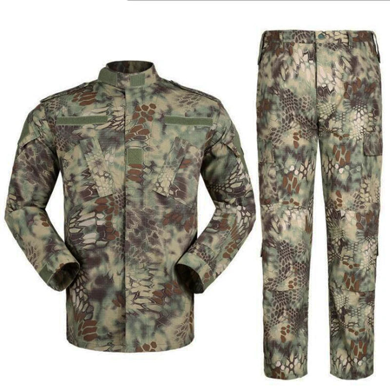 Airsoft Tactical BDU Uniform Kryptek Mandrake Camouflage Suit Airsoft Paintball Shirt Hunting Clothing