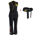 Karate Kids KOF Cobra Kai Cosplay Costume Kid Adult Black White Kimono Uniform Headband Anime Halloween Party Suit Tracksuit