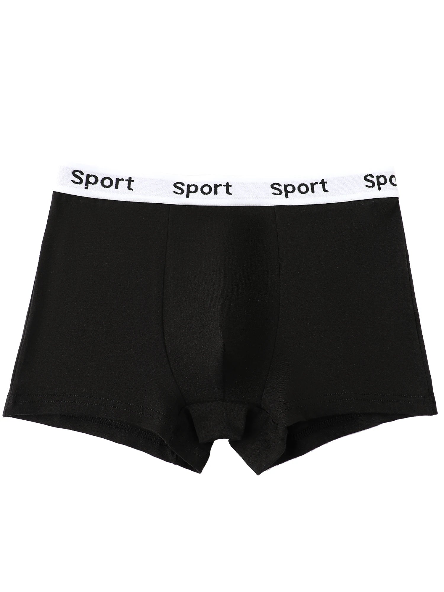 7 pieces mixed boys' underwear 8-14 years old solid color breathable soft stretch 95% cotton boy's boxer briefs