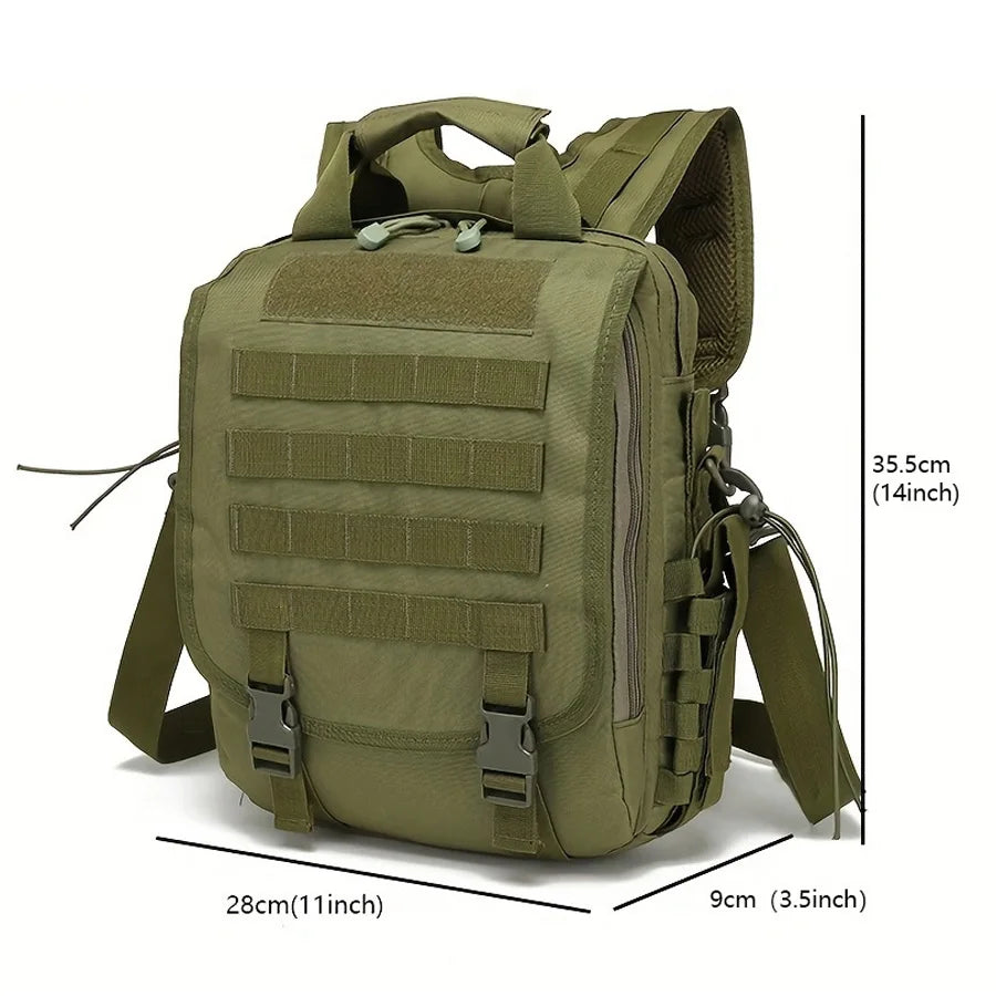 Tablet computer backpack, outdoor adventure tactical camouflage backpack, outdoor small waterproof backpack