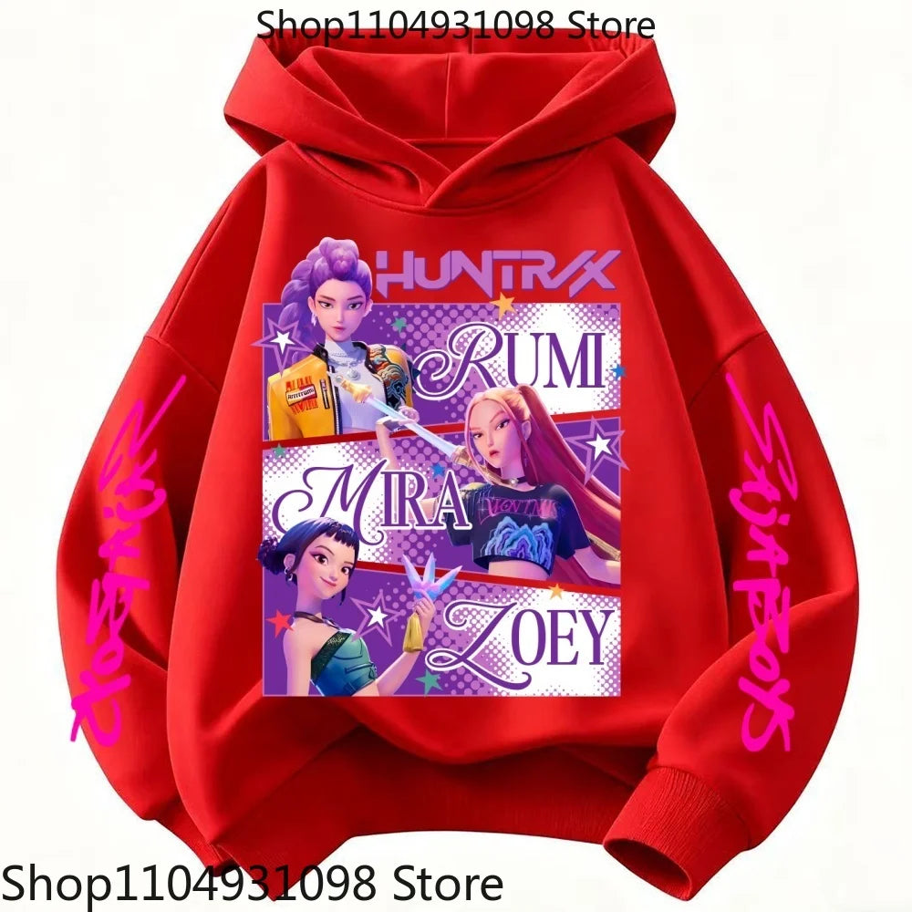 2026 Fall Magic Fantasy Hoodie for Girls Boys Cute Princess Style Pullover Sweatshirt Trendy Korean Style Daily Casual Wear