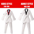 WTF taekwondo dobok clothes child adult ITF Karate suit Taekwondo uniform Karate clothes size XXXL-XXXS