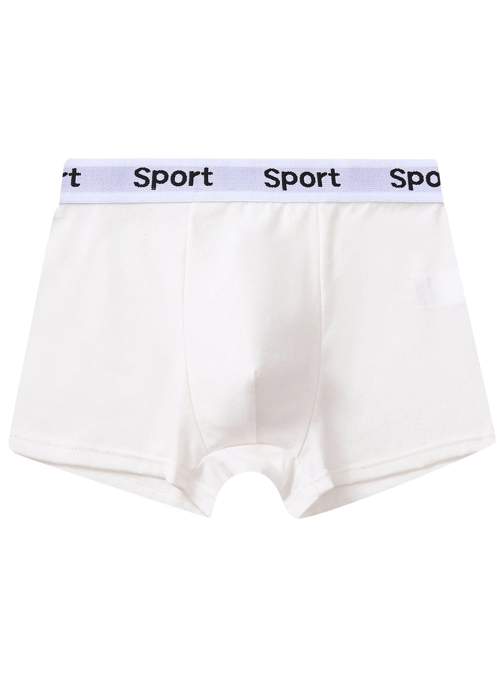 7 pieces mixed boys' underwear 8-14 years old solid color breathable soft stretch 95% cotton boy's boxer briefs