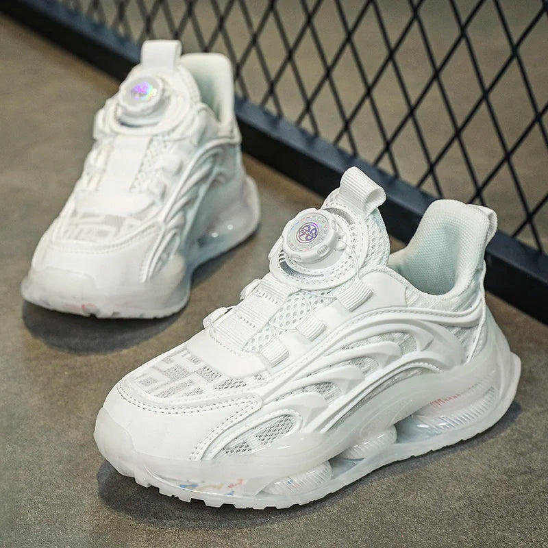 Children's White School Shoes Summer Autumn Boys Girls Light Sports Running Casual Sneakers Kid Students Walking Tennis Trainer
