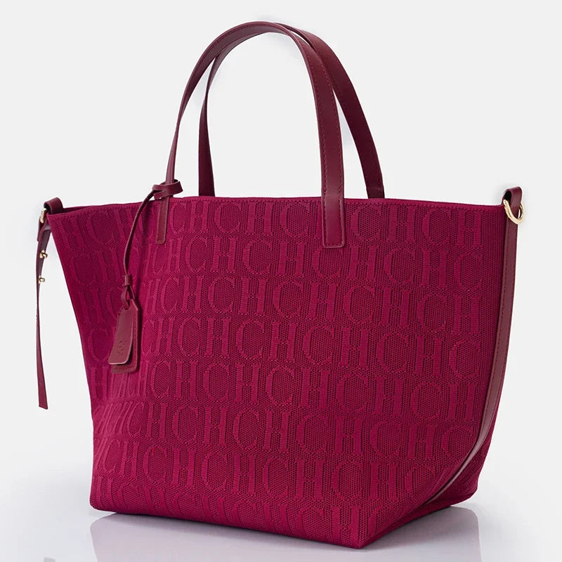 CH Brand Tote Bag Fly Woven Bag Vintage Fashion Designer Solid Color Large Capacity Multifunctional 2025 New Women's Tote