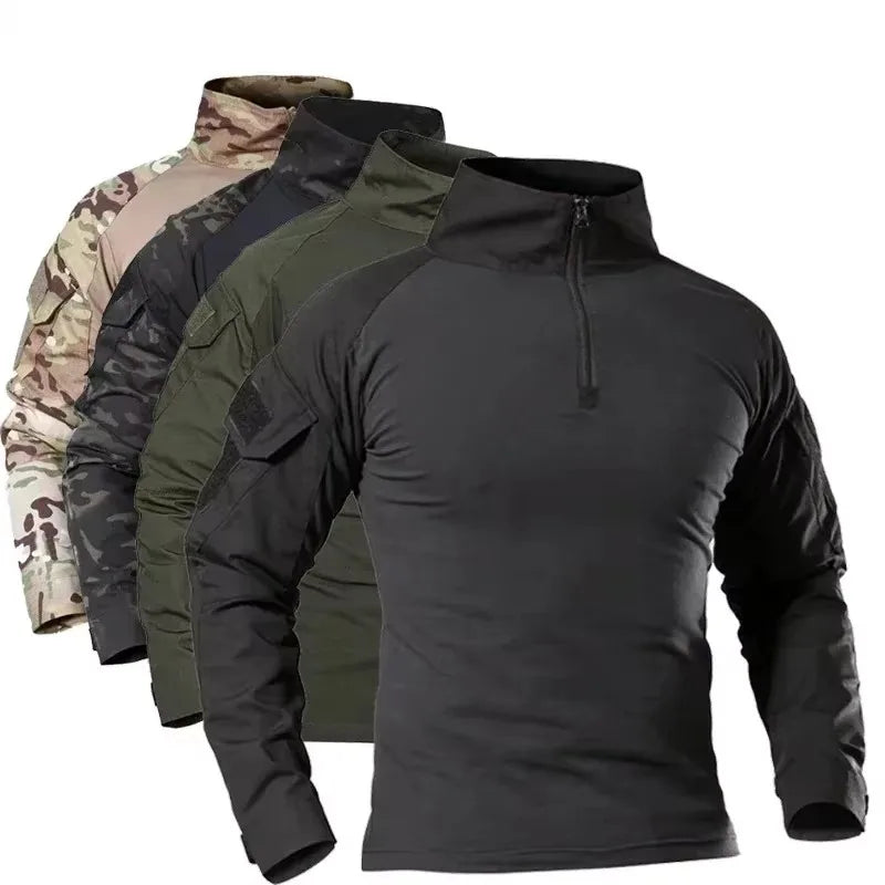 Camouflage Softair US Army Combat Uniform Military Shirt Cargo CP Multicam Airsoft Paintball Cotton Tactical Clothing