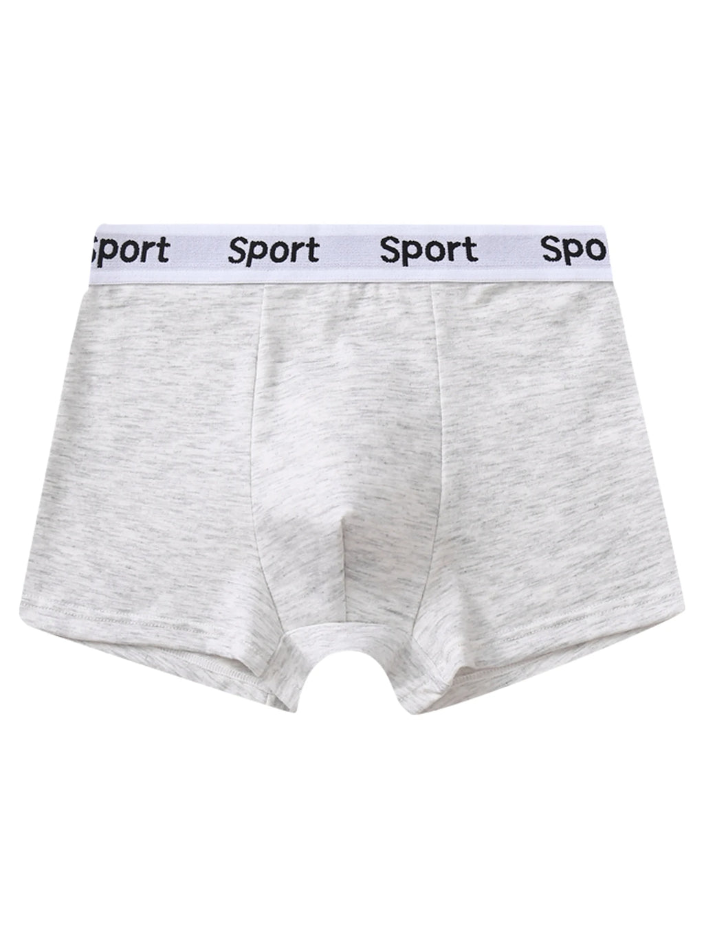 7 pieces mixed boys' underwear 8-14 years old solid color breathable soft stretch 95% cotton boy's boxer briefs