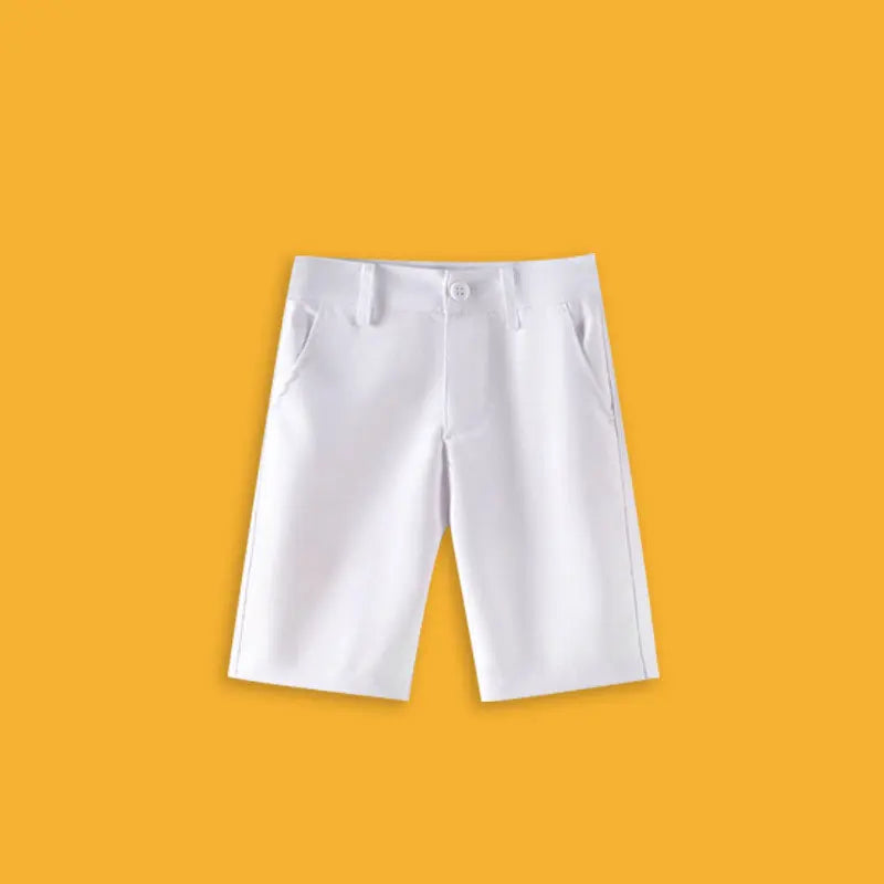 Boys School Uniform Shorts Summer 2026 Anti-Wrinkle No-Iron Formal Shorts for Kids Daily School & Ceremony Children Outfits