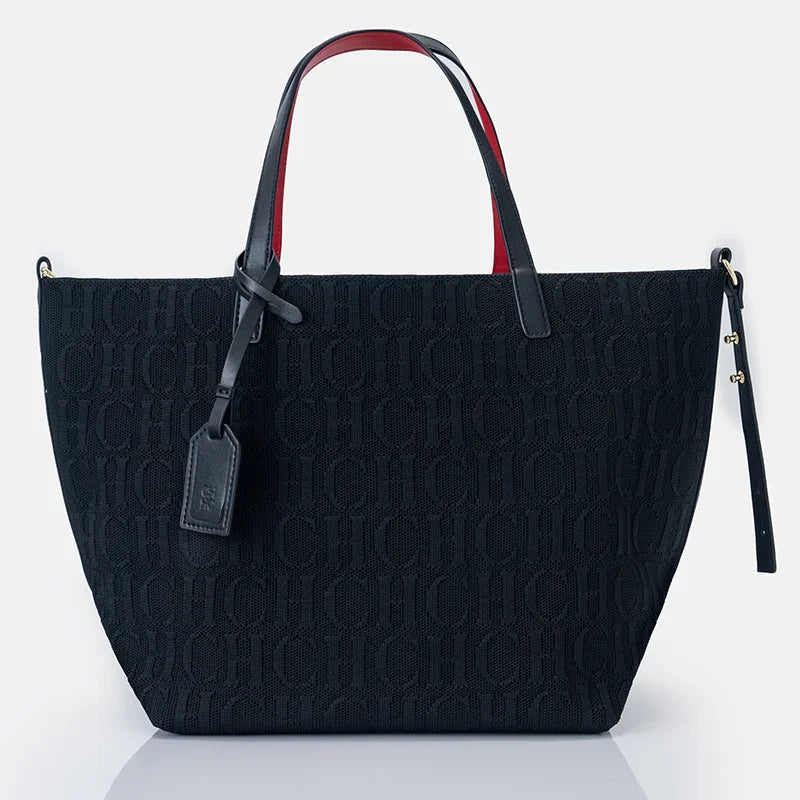 CH Brand Tote Bag Fly Woven Bag Vintage Fashion Designer Solid Color Large Capacity Multifunctional 2025 New Women's Tote