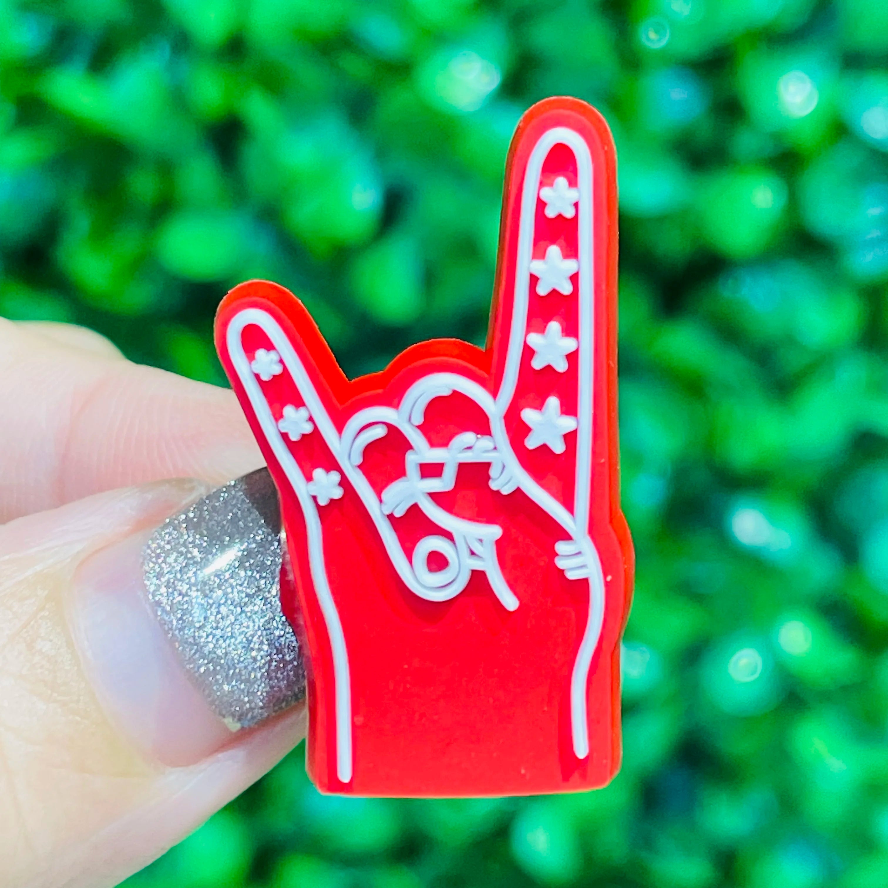 1-17PCS PVC Shoe Charms Fit Wristbands Music Life Rock Star Hole Slipper Decoration Shoe Buckle Button Accessories Adult Gift