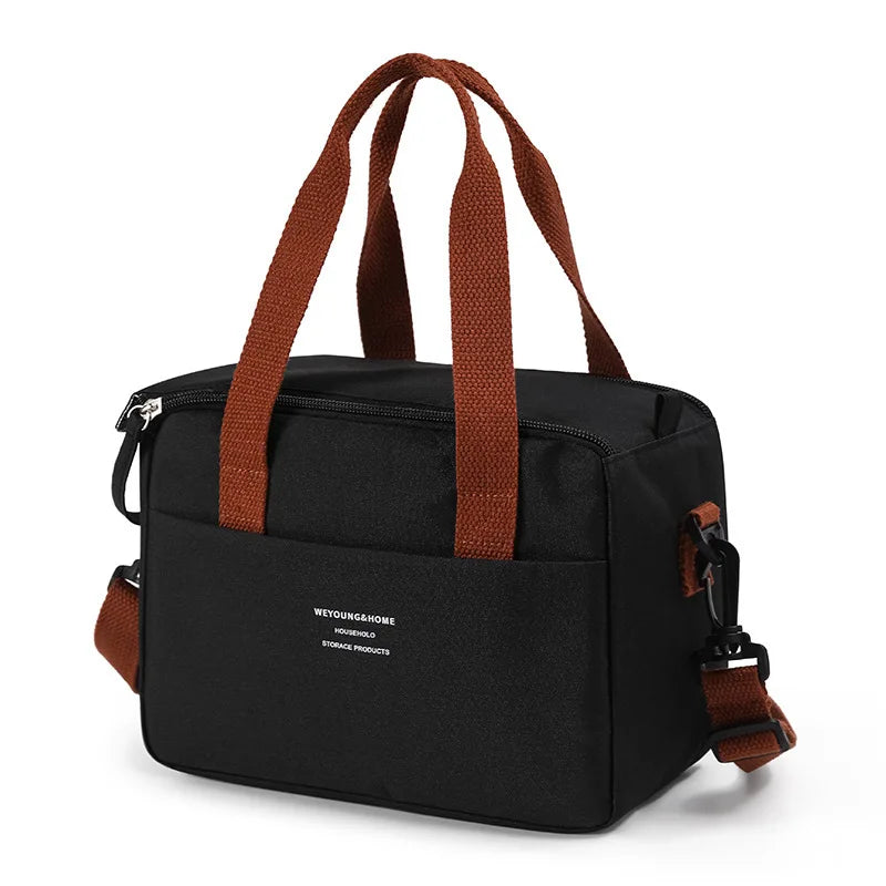 Insulated lunch box bag, student hand-held lunch box bag, high-value office lunch bag, aluminum foil waterproof lunch bag
