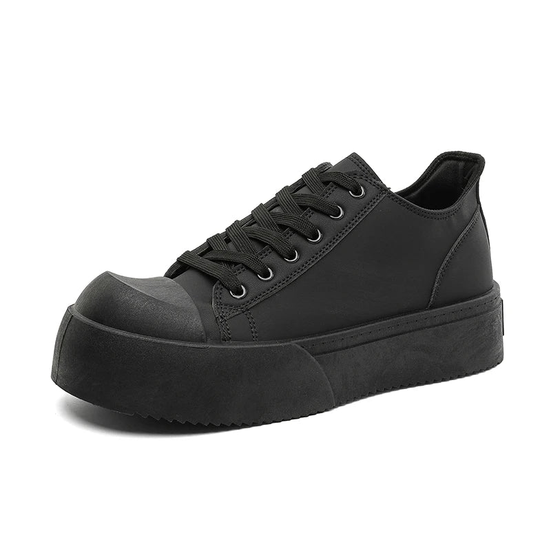 2025 Men Height Increasing High Top Platform Sneakers 8 cm Elevator Wear-Resistant Korean Street Shoes zapatillas deporte