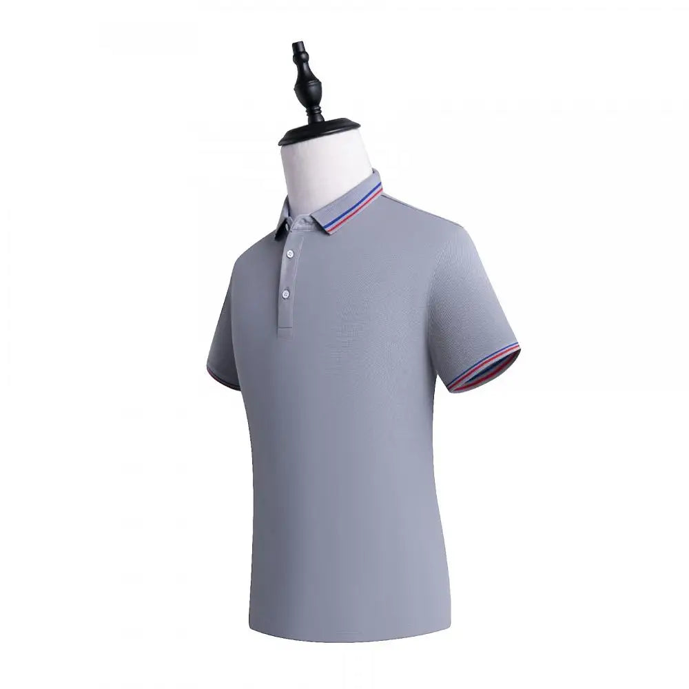 Restaurant Polo Shirt for Men Women Waiter Short Sleeve Work Wear Custom Company Logo Cafe Hotel Bar Uniform Printing Embroidery