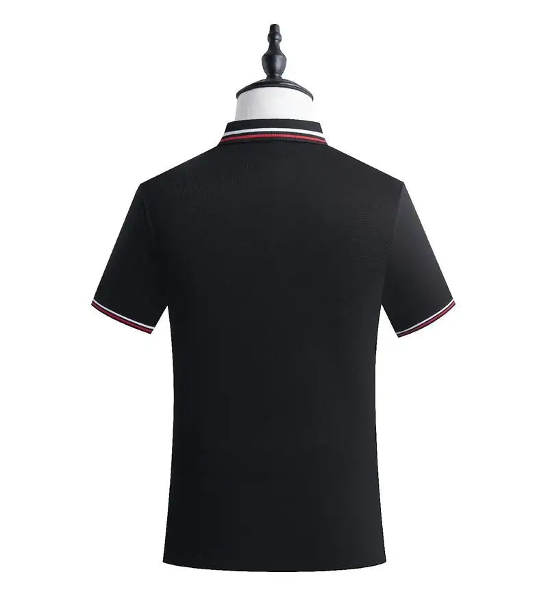 Restaurant Polo Shirt for Men Women Waiter Short Sleeve Work Wear Custom Company Logo Cafe Hotel Bar Uniform Printing Embroidery