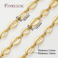 0.5-1 Meter 18K Gold Plated Oval Curb Cuban Chains For Jewelry Making Supplies,DIY Necklace Bracelet Chain Bulk Chains Wholesale