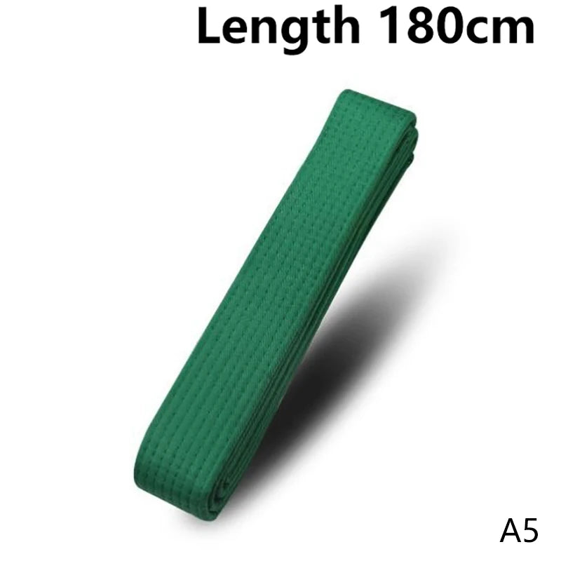 1PC 180cm/240cm Taekwondo Colored Ranking Belts Cotton Martial Arts Judo Karate TKD Aikido Uniform Belt Kids Adult