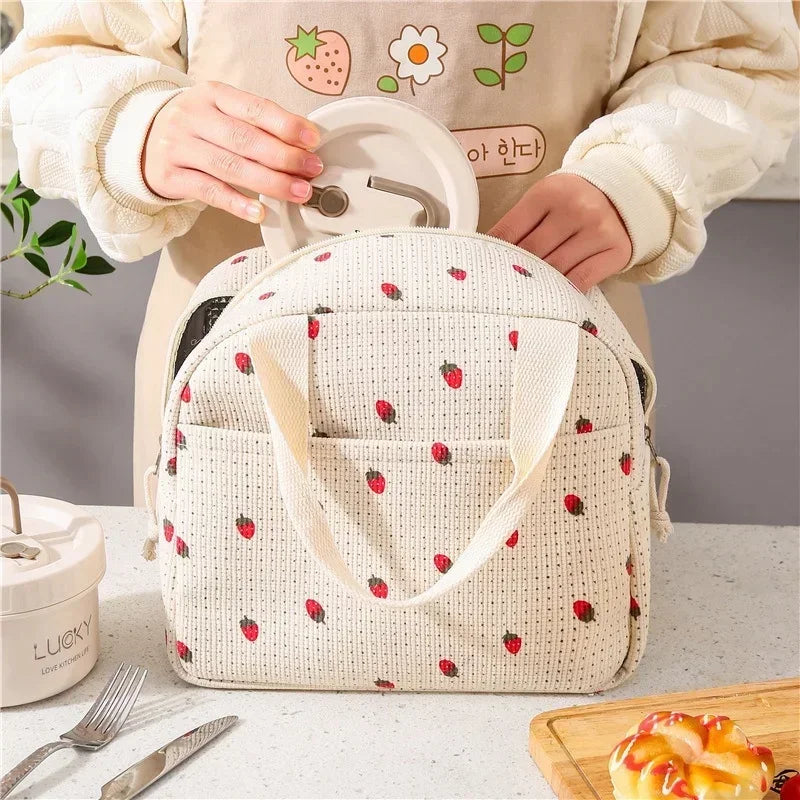 Hot Lunch Bag for Women Girls Men,Cute Women Lunch Bags,Soft Leakproof Large Lunch Bag for Work,Picnic or Travel FoodPouch