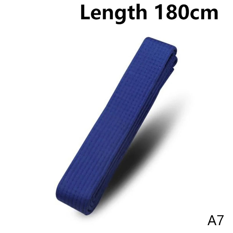 1PC 180cm/240cm Taekwondo Colored Ranking Belts Cotton Martial Arts Judo Karate TKD Aikido Uniform Belt Kids Adult