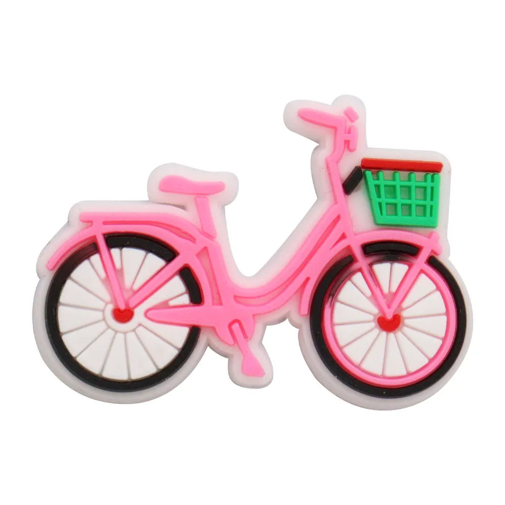 1-17PCS PVC Shoe Charms Fit Wristbands Music Life Rock Star Hole Slipper Decoration Shoe Buckle Button Accessories Adult Gift