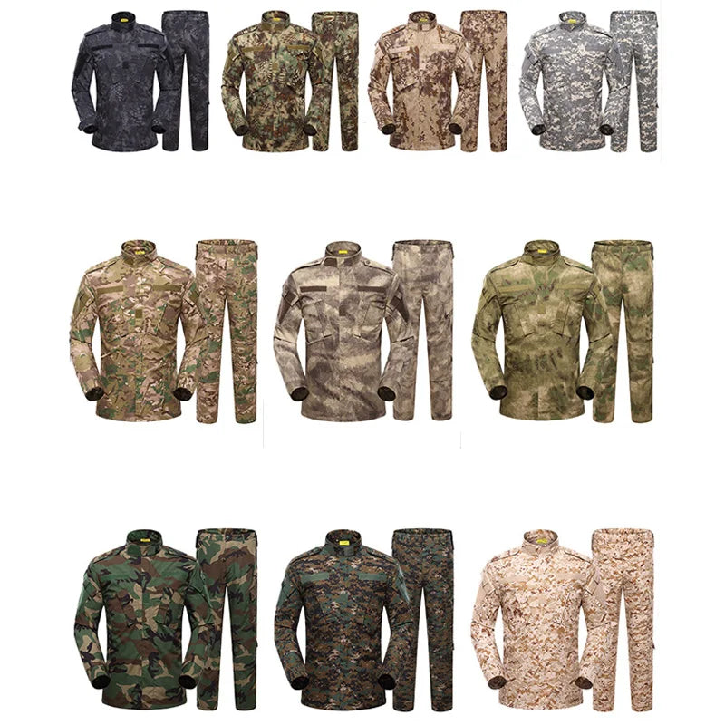 Airsoft Tactical BDU Uniform Kryptek Mandrake Camouflage Suit Airsoft Paintball Shirt Hunting Clothing