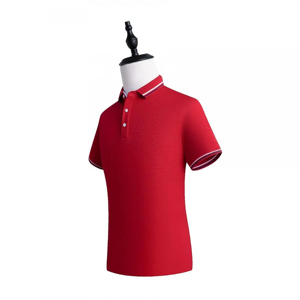 Restaurant Polo Shirt for Men Women Waiter Short Sleeve Work Wear Custom Company Logo Cafe Hotel Bar Uniform Printing Embroidery