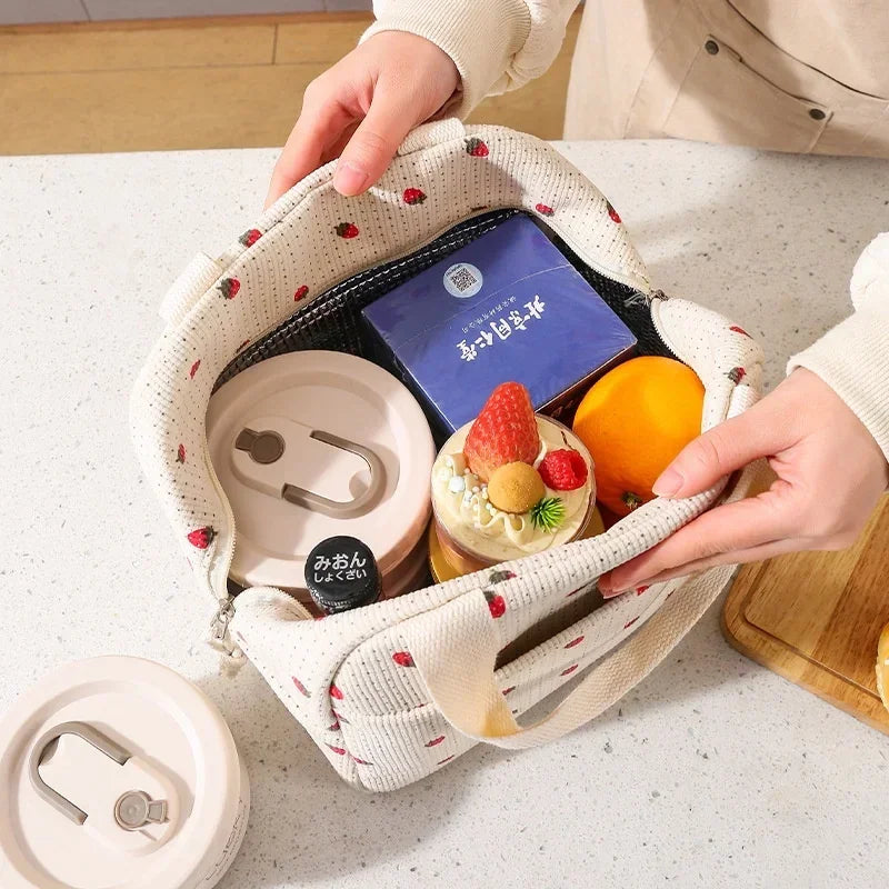 Hot Lunch Bag for Women Girls Men,Cute Women Lunch Bags,Soft Leakproof Large Lunch Bag for Work,Picnic or Travel FoodPouch