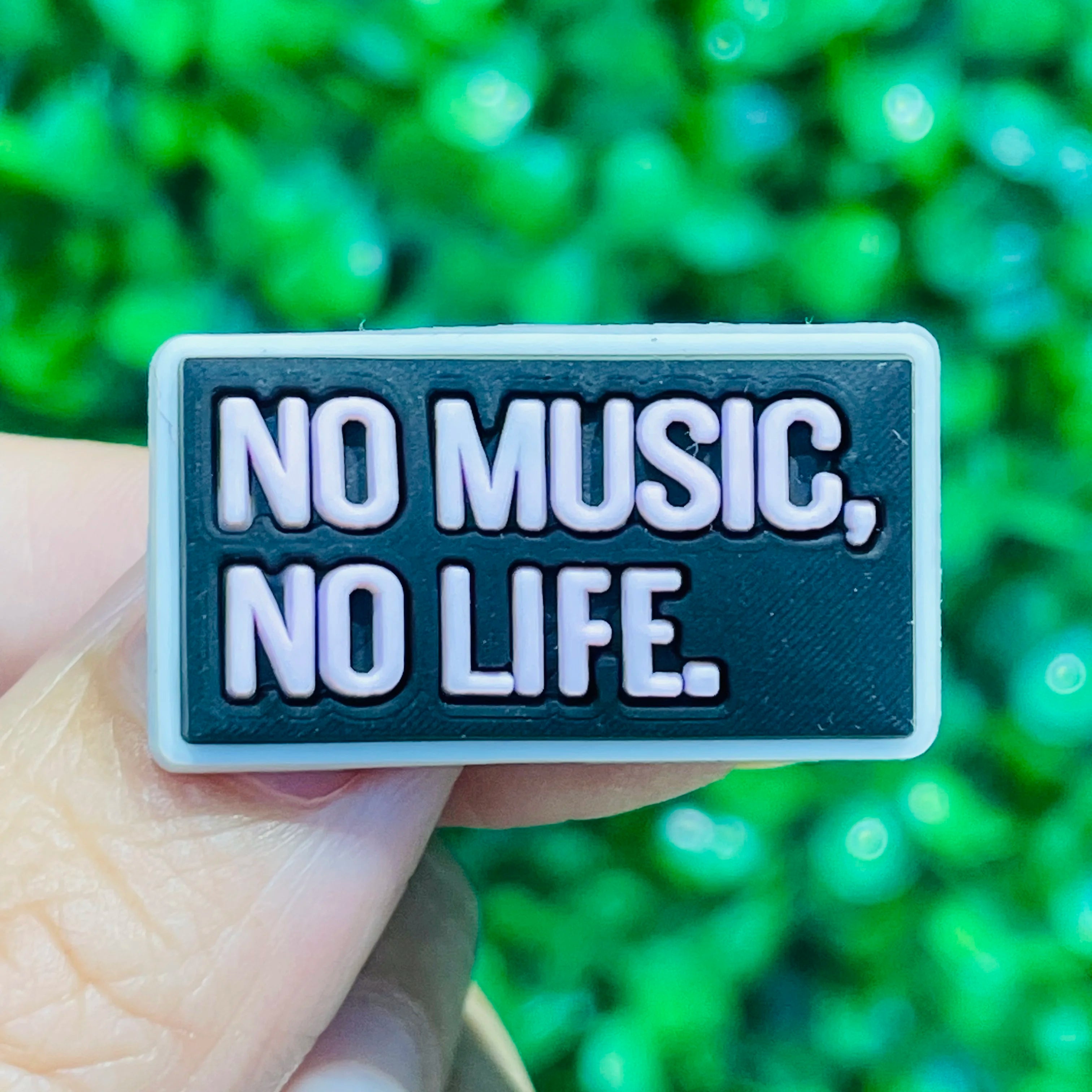 1-17PCS PVC Shoe Charms Fit Wristbands Music Life Rock Star Hole Slipper Decoration Shoe Buckle Button Accessories Adult Gift
