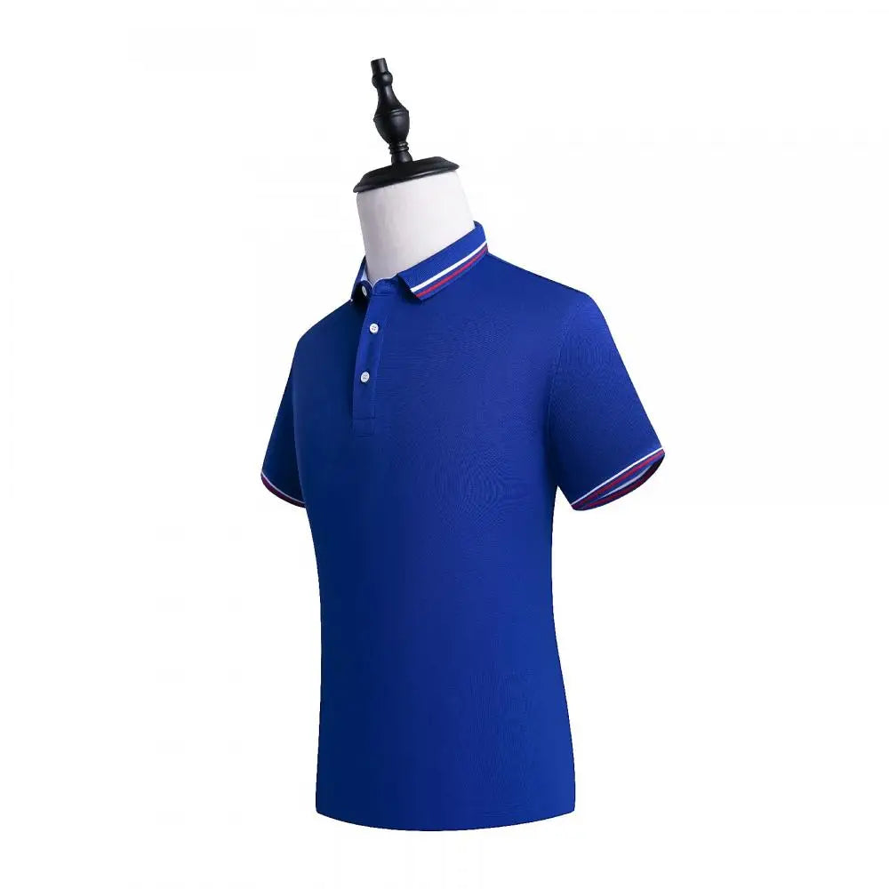 Restaurant Polo Shirt for Men Women Waiter Short Sleeve Work Wear Custom Company Logo Cafe Hotel Bar Uniform Printing Embroidery