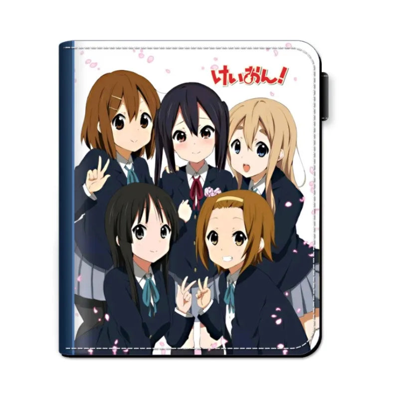 Anime K-ON!K-ON! Hirasawa Yui Akiyama Mio PU Short Wallet Cute Tainaka Ritsu Kotobuki Tsumugi Synthetic Leather Bifold Purse