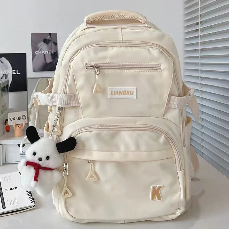 Cute School Bag Large Capacity School Backpacks High School College Student Bag Instagram Style Laptop Backpack for Girls